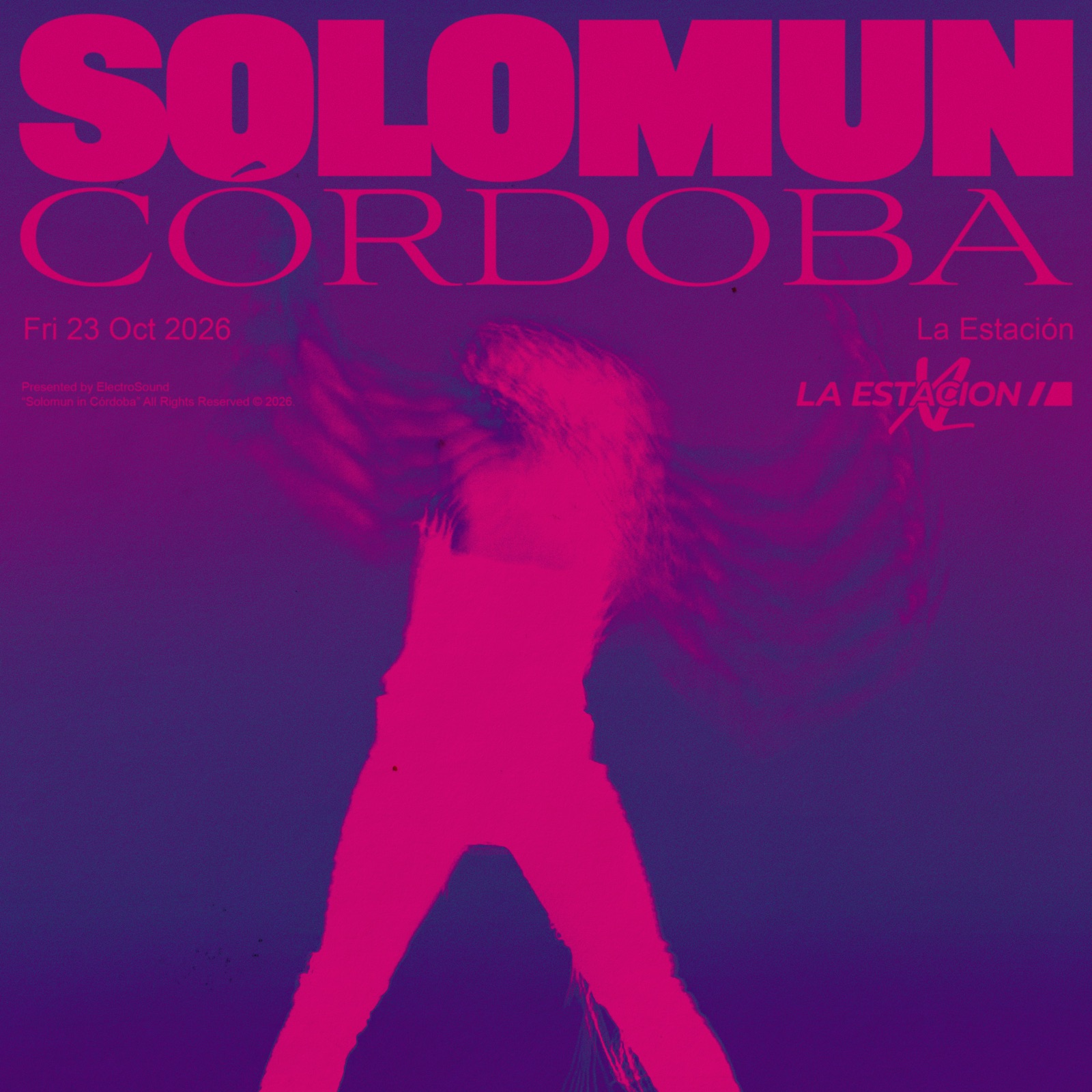 Solomun en Córdoba — La Estación XL — viernes 23 de octubre de 2026